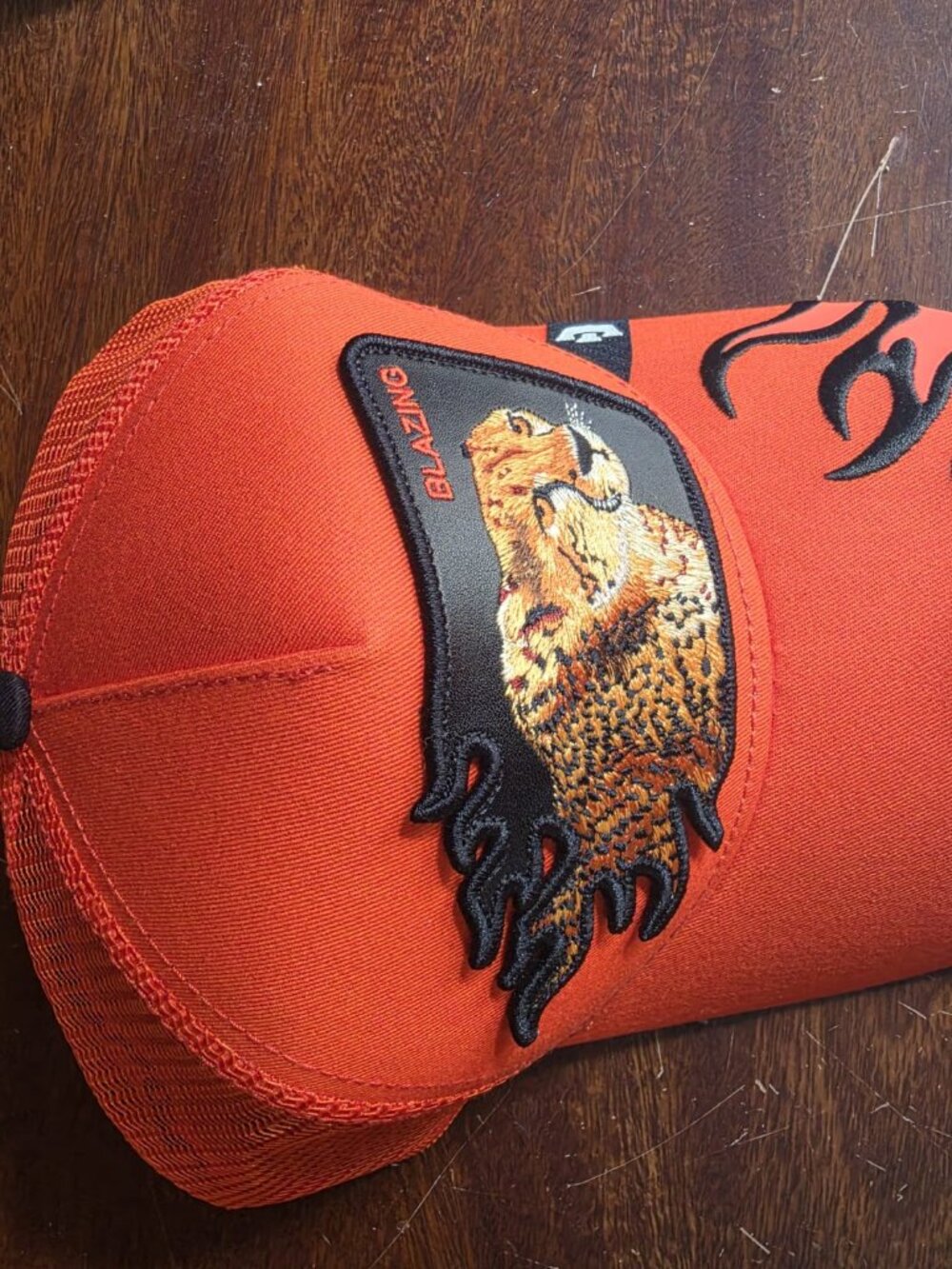 Goorin Bros Blazing Flames Trucker Hat NWT